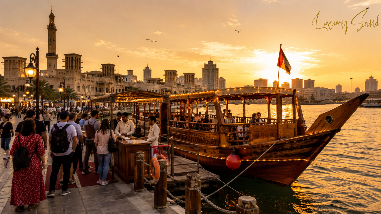 Where Is the Dubai Creek Dhow Cruise Boarding Location