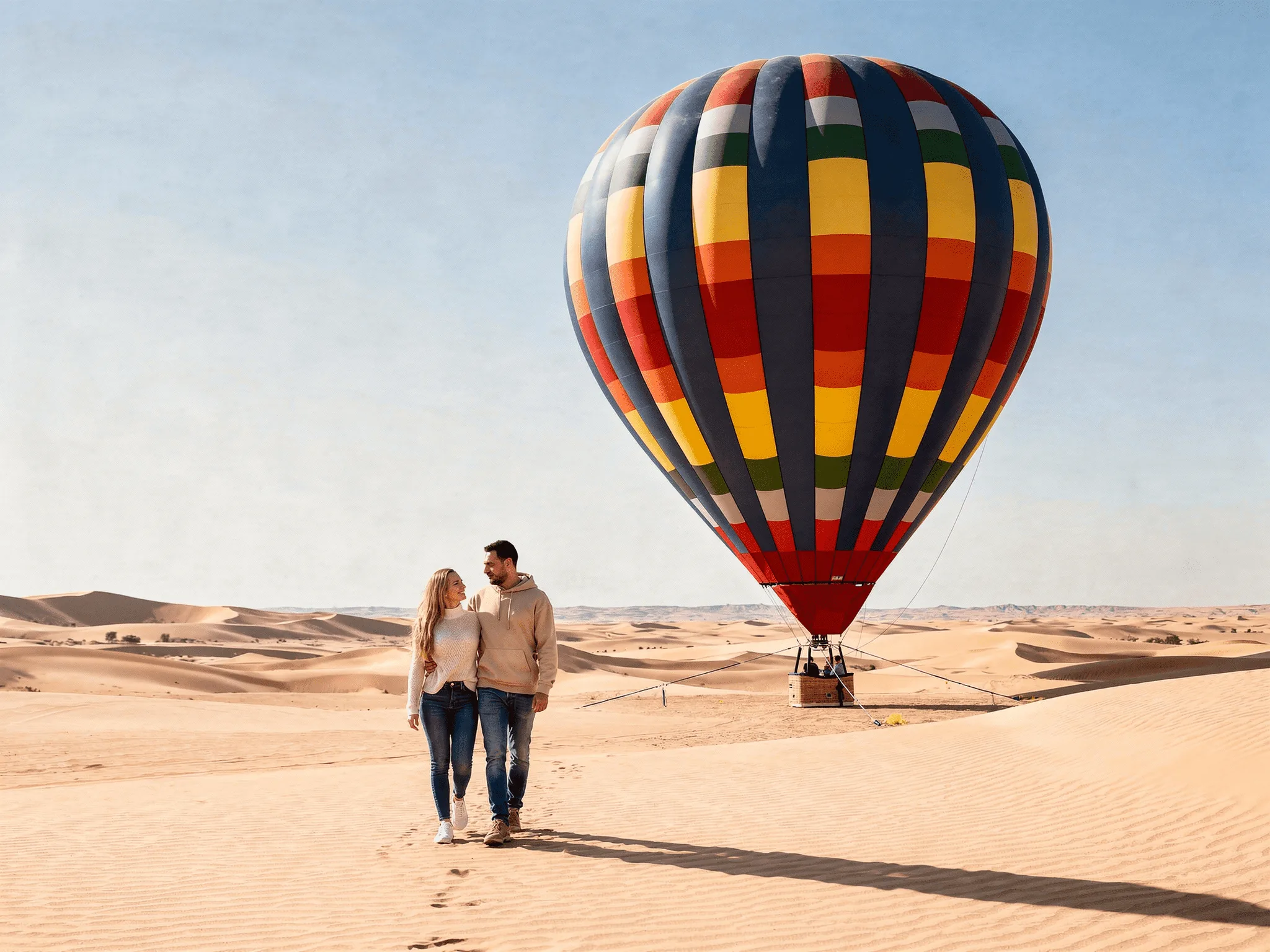 Hot Air Balloon Ride Dubai for Couples & Special Occasions
